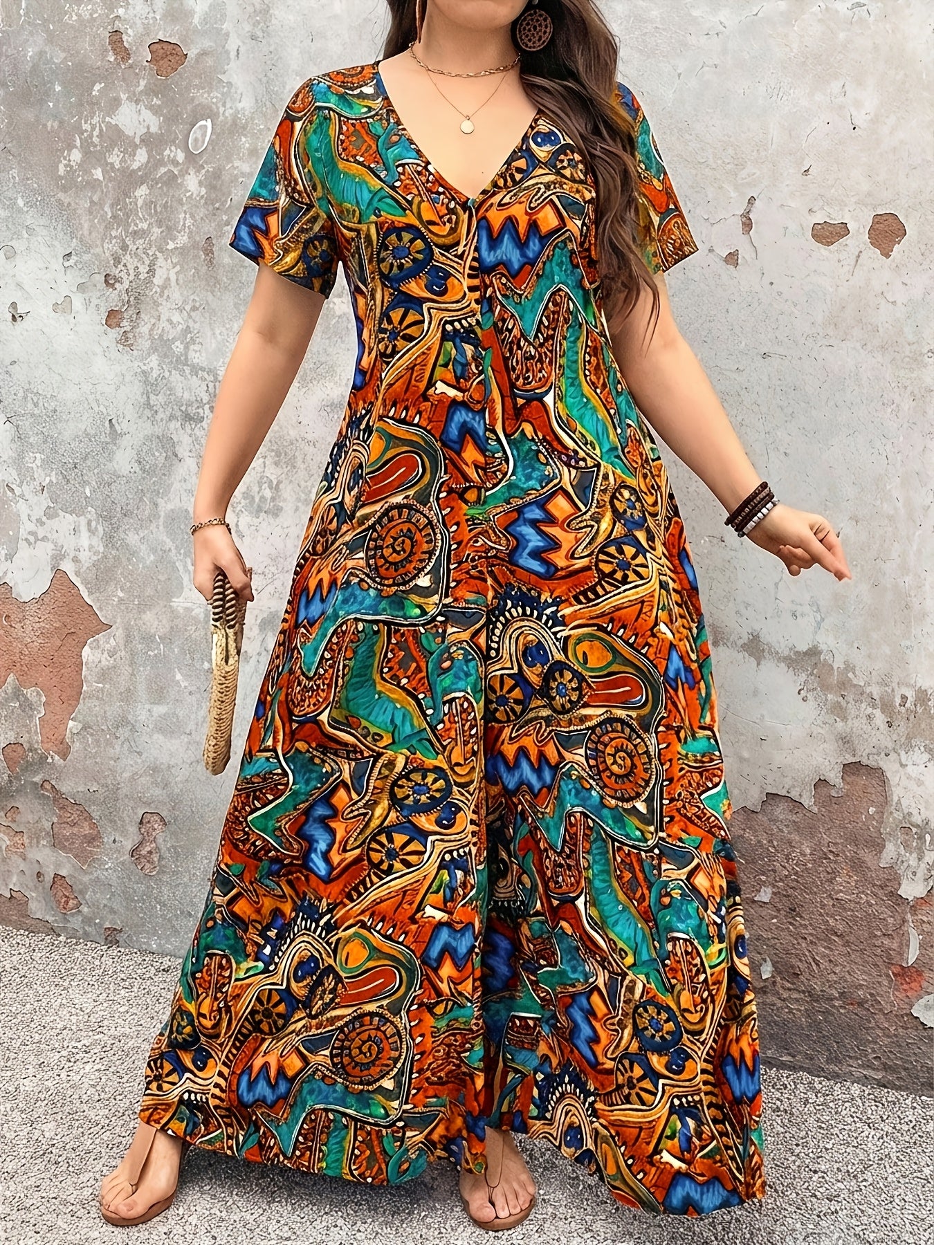 ELLIS | ELEGANT PLUS-SIZE JUMPSUIT