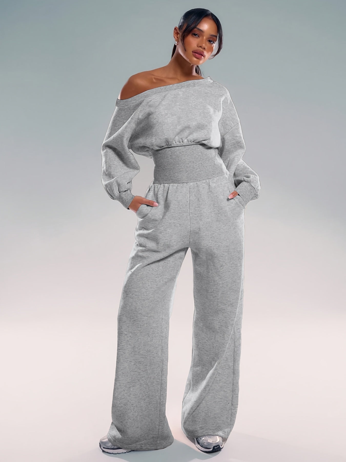 ARIELLA™ | One-Shoulder Wide-Leg Jumpsuit