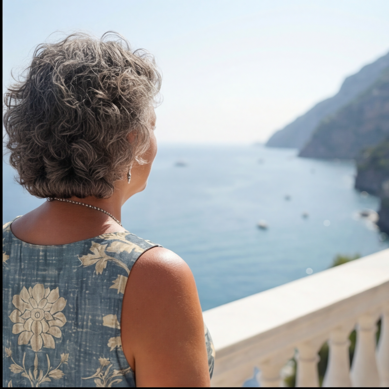 GEORGIA | COMFORTABLE DRESS WITH VINTAGE FLORAL PRINT