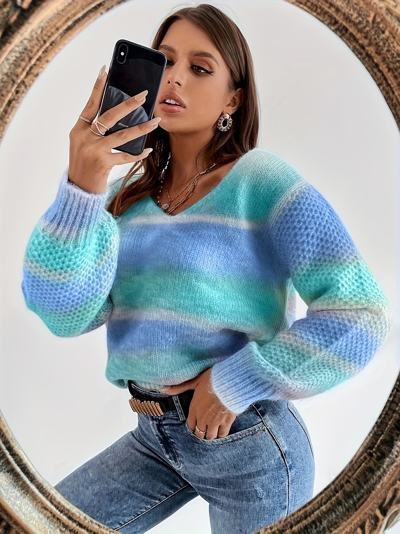 PASTELLA™ | Soft Pastel V-Neck Sweater