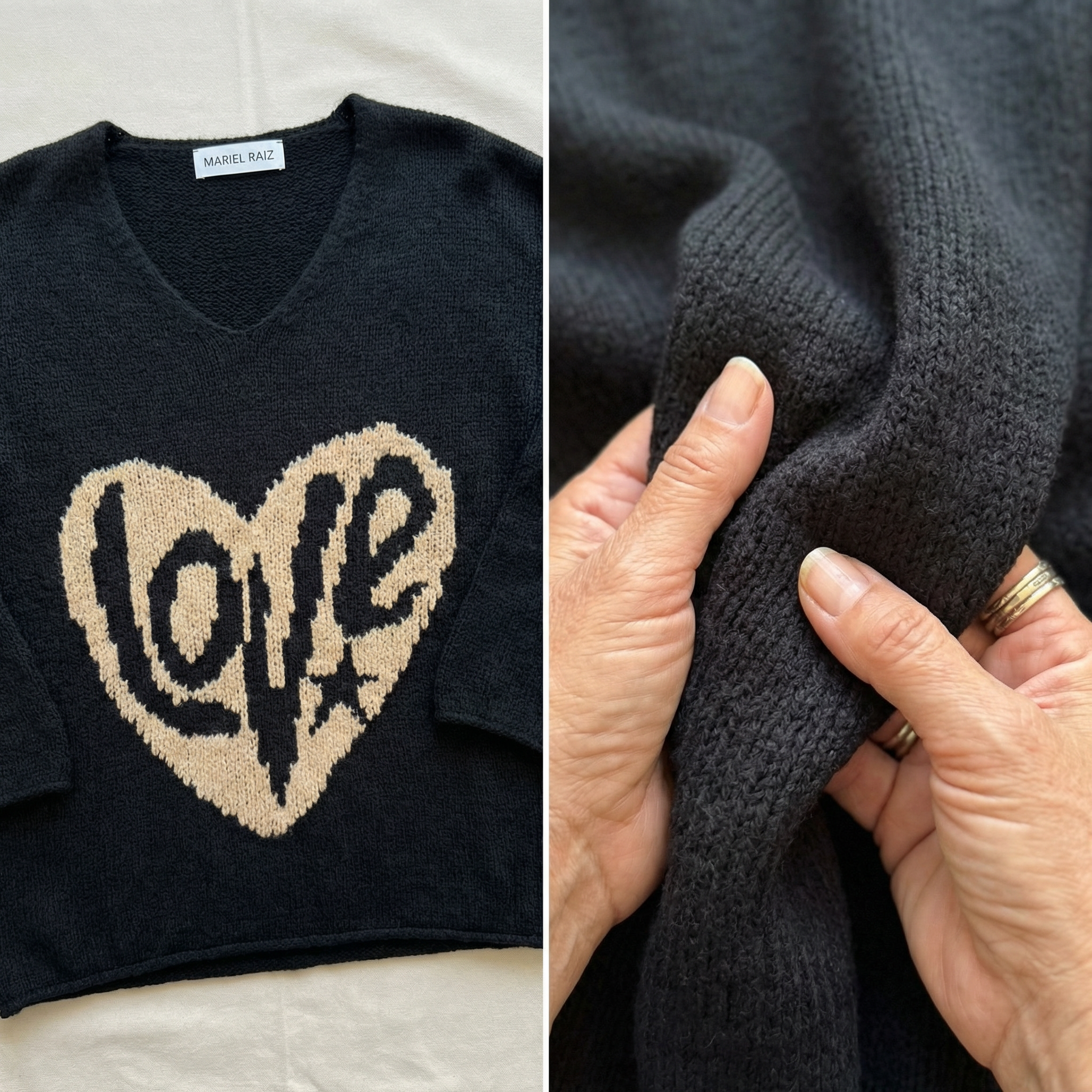 BELINDA™ | Plus-Size Heart-Shape V-Neck Top