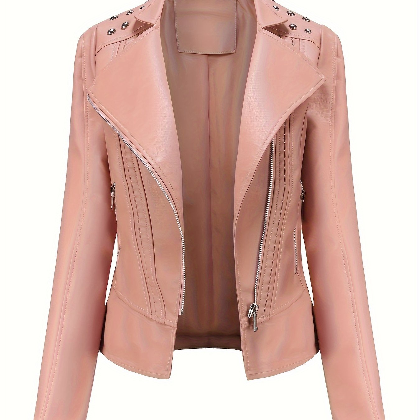 MONROE™ | Classic PU Leather Biker Jacket