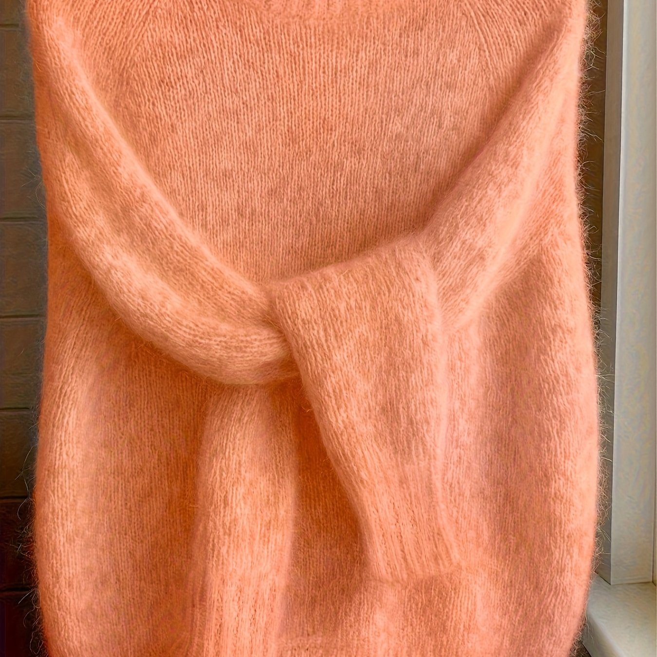 ÉLODIE™ | Brushed Mohair Blend Plush Sweater