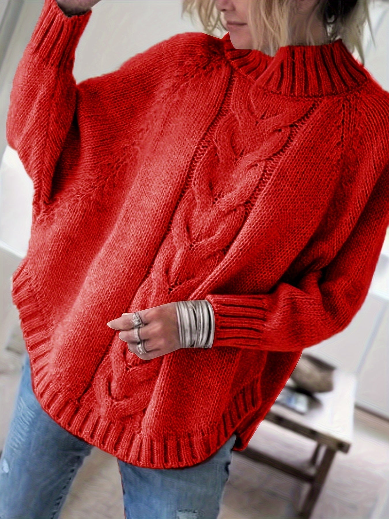 BEAUMONT™ | Vintage‑Inspired High‑Neck Cozy Sweater