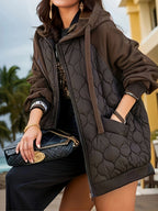 MARLOWE™ | Quilted Hooded Puffer Jacket