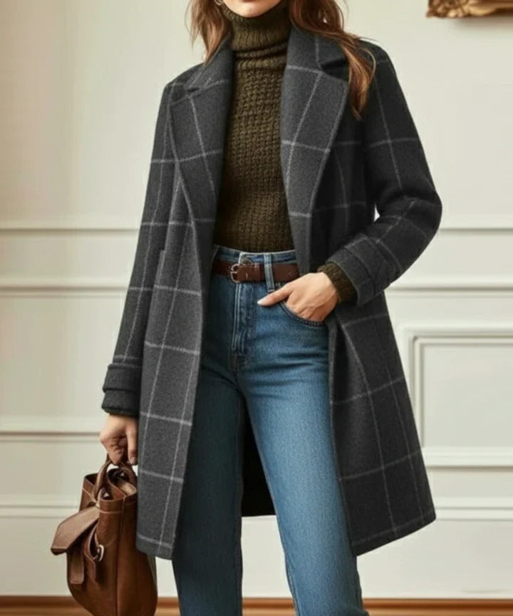 Fiona – Classic Check Coat