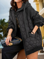 MARLOWE™ | Quilted Hooded Puffer Jacket