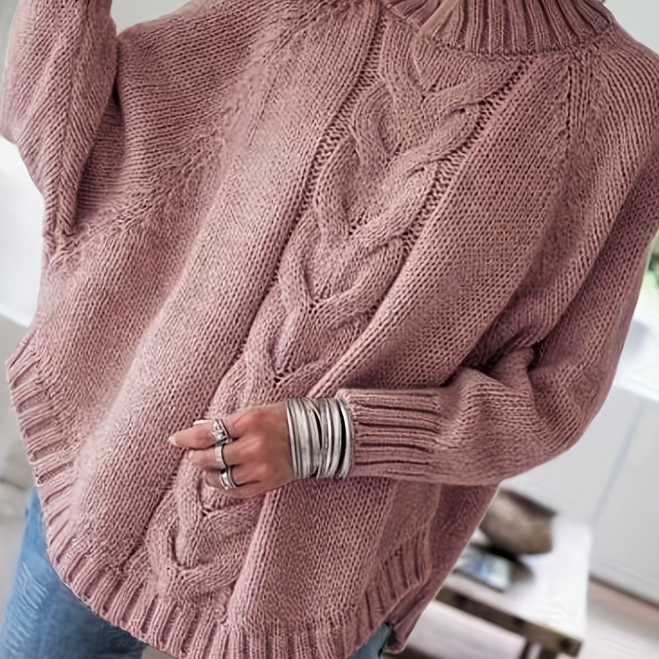 BEAUMONT™ | Vintage‑Inspired High‑Neck Cozy Sweater
