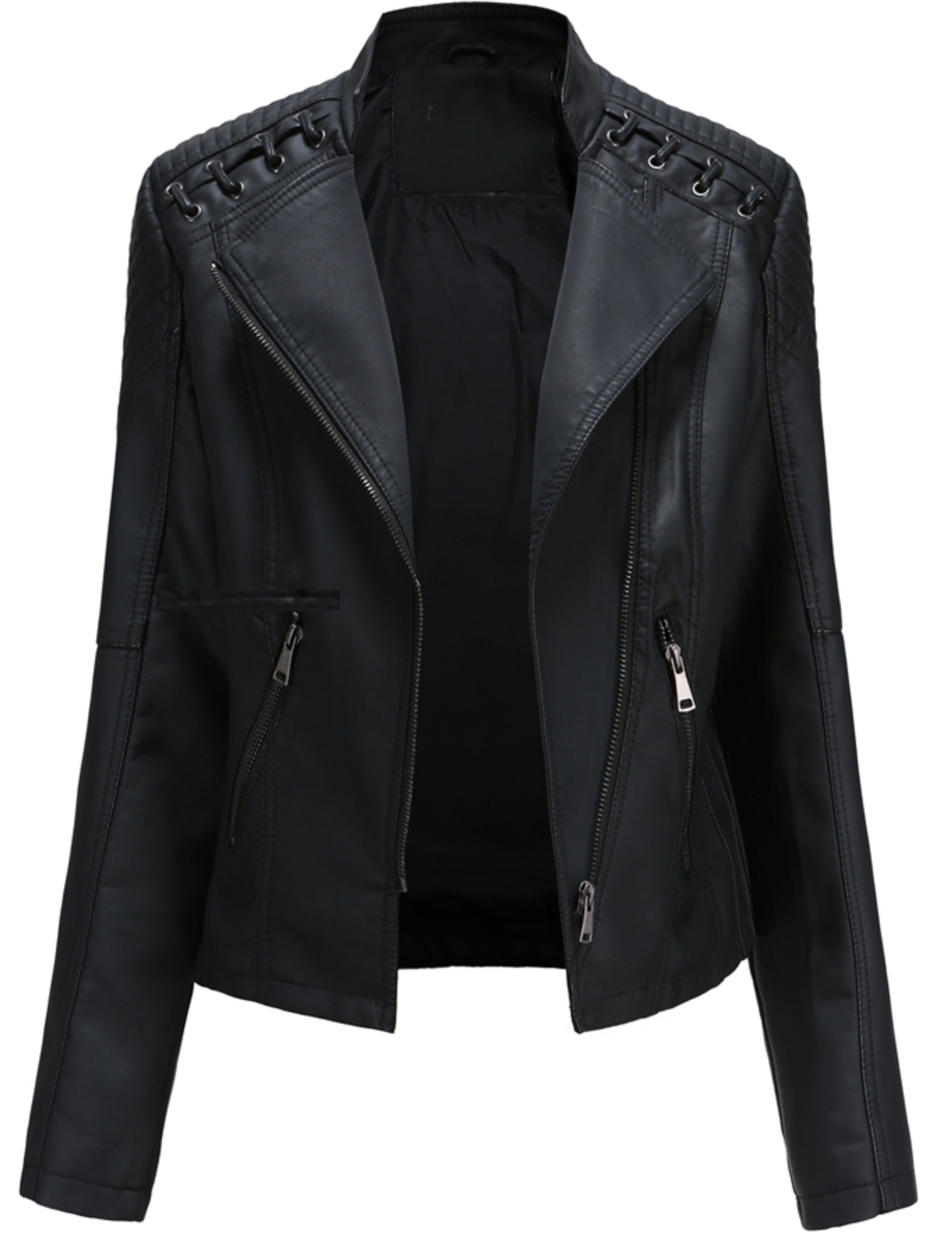 VERONIQUE™ | Chic Stand-Collar Zipper Jacket