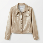 VICTORIA™ | Vintage-Inspired Suede Button-Front Jacket