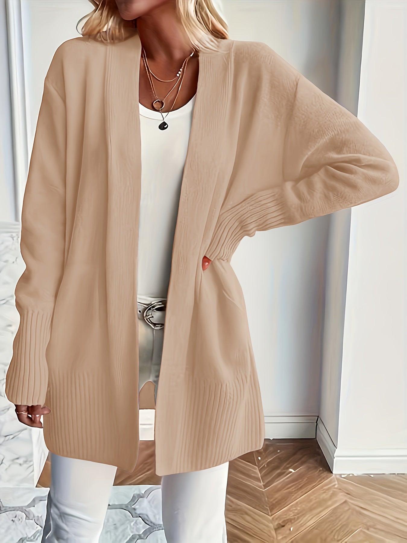 VERONICA™ | Longline V-Neck Cozy Cardigan