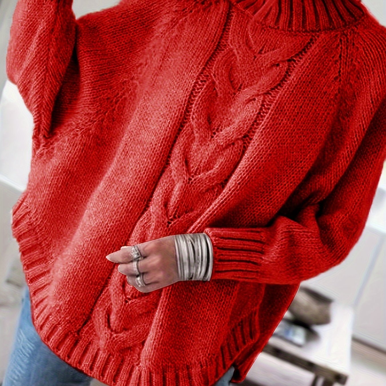 BEAUMONT™ | Vintage‑Inspired High‑Neck Cozy Sweater