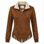 Elena | Soft Detail Half-Zip Sweater