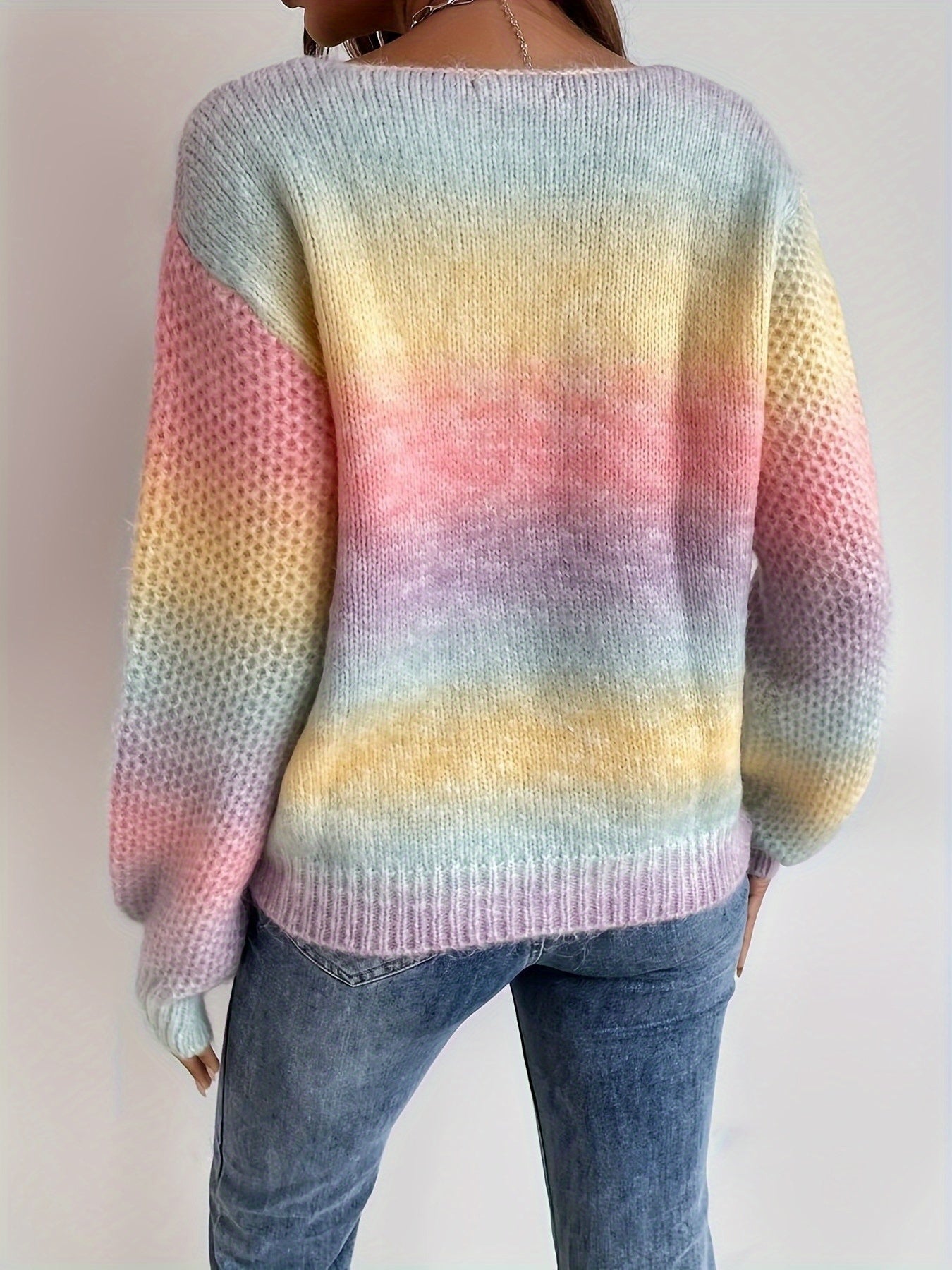 PASTELLA™ | Soft Pastel V-Neck Sweater