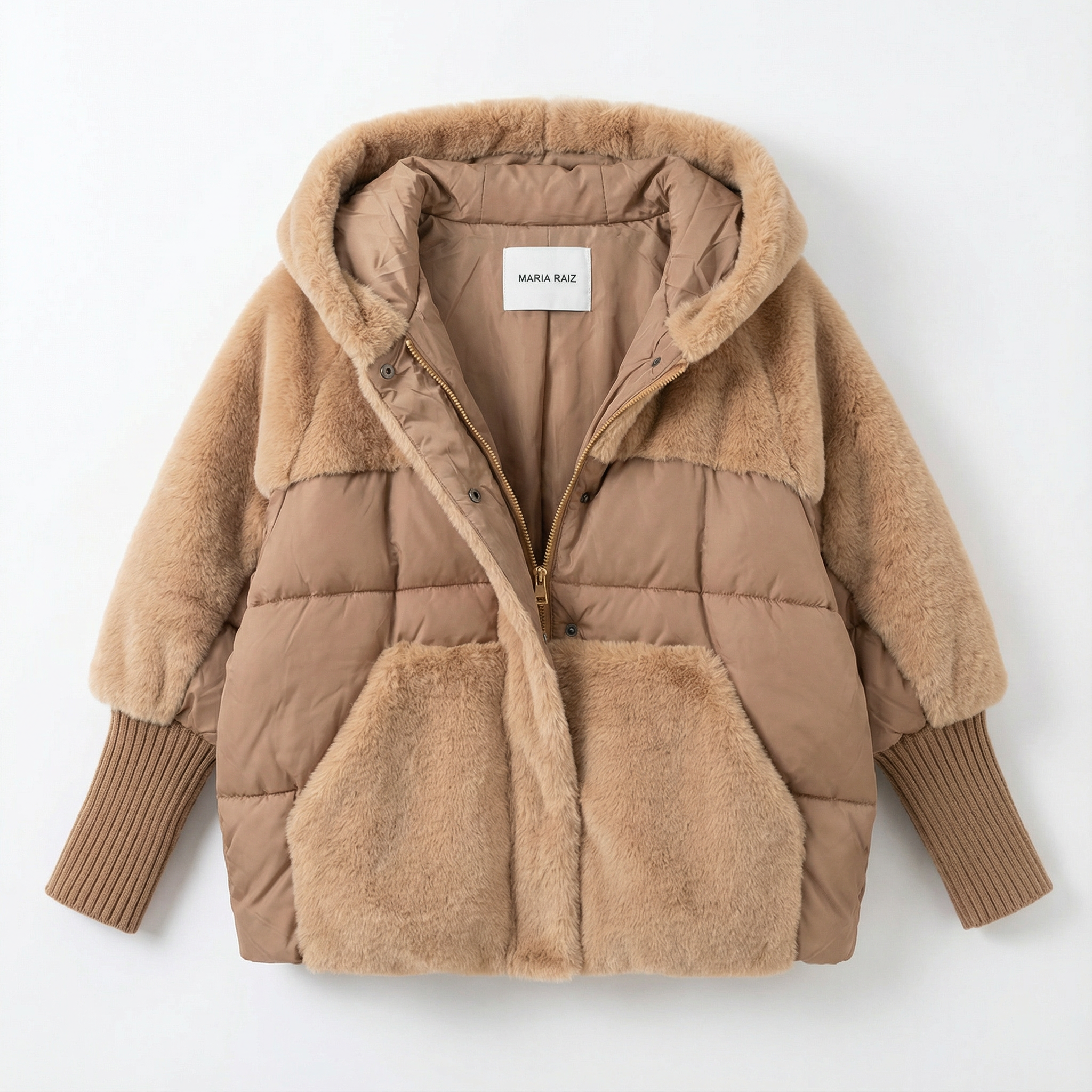 MARISA™ -  Plush Comfort Hooded Jacket