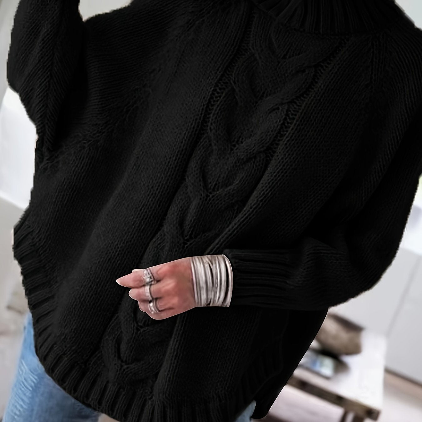 BEAUMONT™ | Vintage‑Inspired High‑Neck Cozy Sweater
