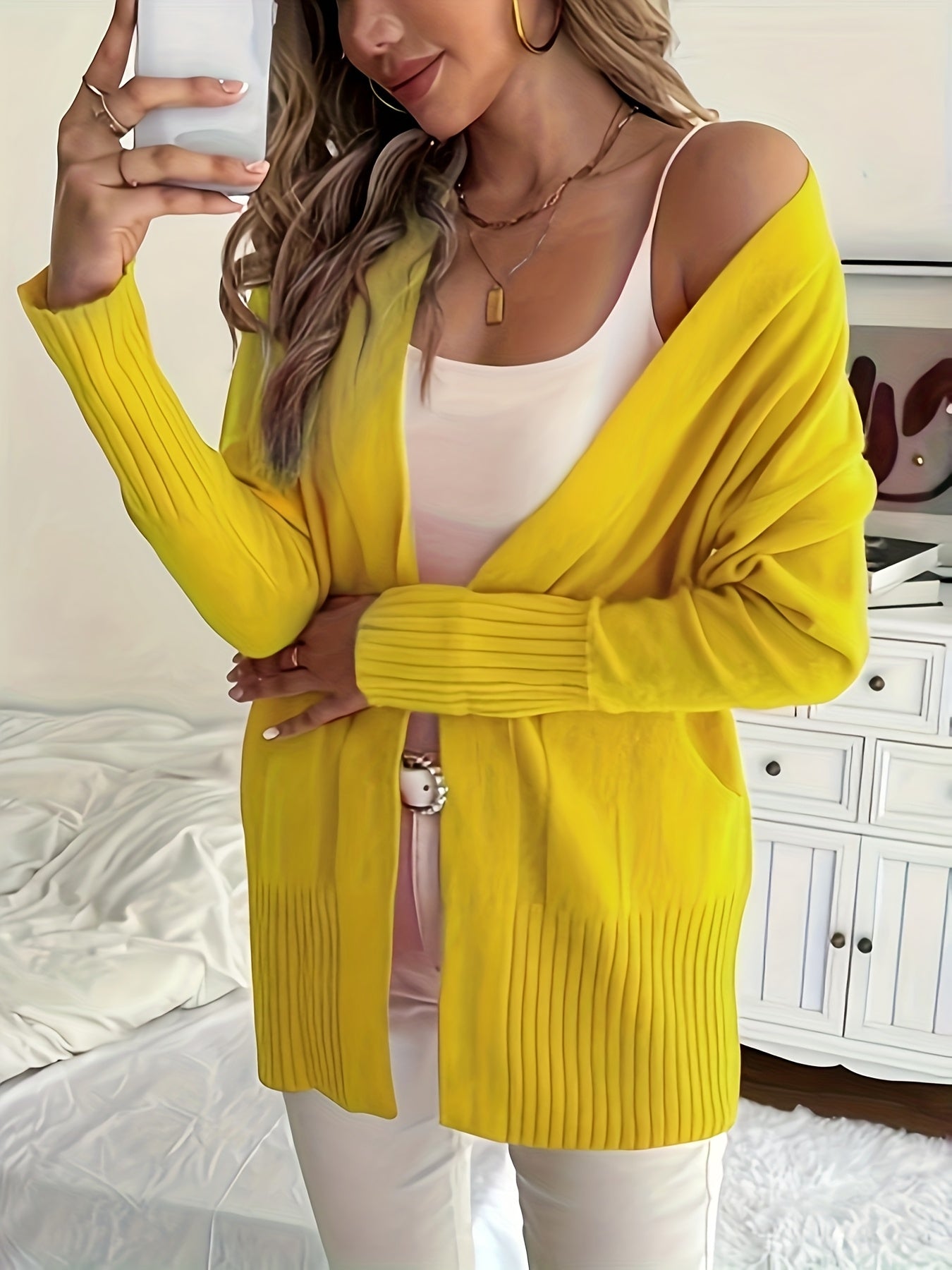 VERONICA™ | Longline V-Neck Cozy Cardigan