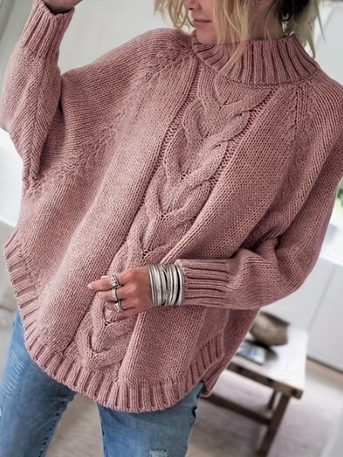 BEAUMONT™ | Vintage‑Inspired High‑Neck Cozy Sweater
