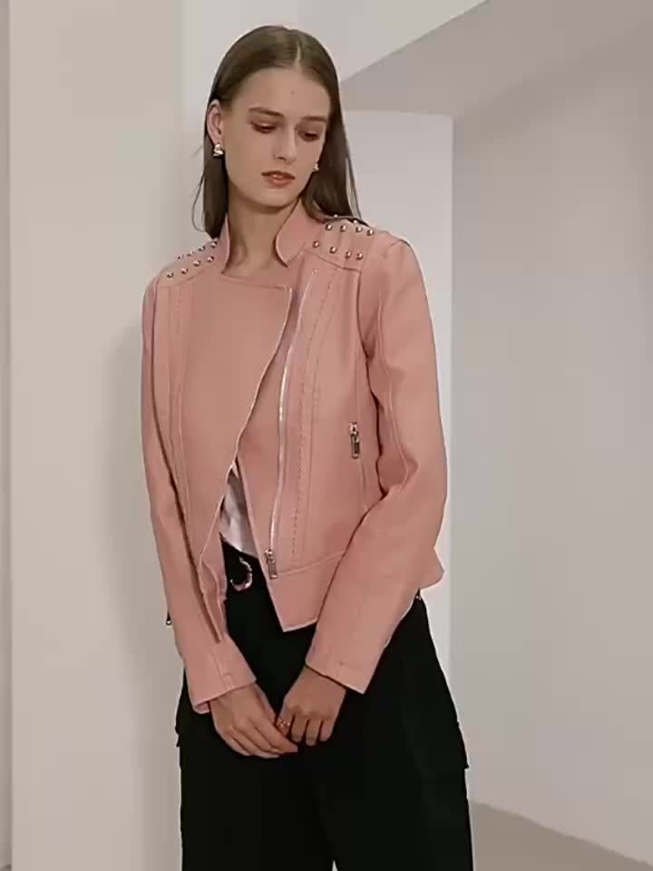 MONROE™ | Classic PU Leather Biker Jacket