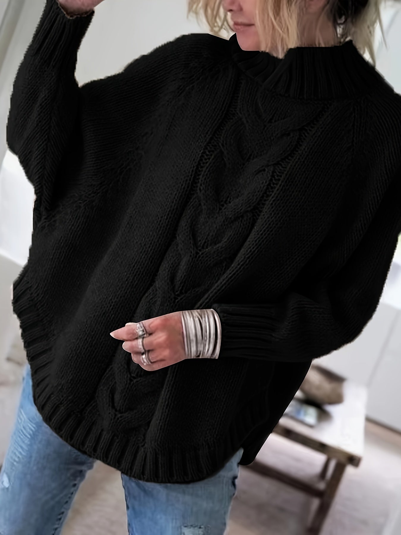 BEAUMONT™ | Vintage‑Inspired High‑Neck Cozy Sweater
