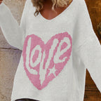 BELINDA™ | Plus-Size Heart-Shape V-Neck Top