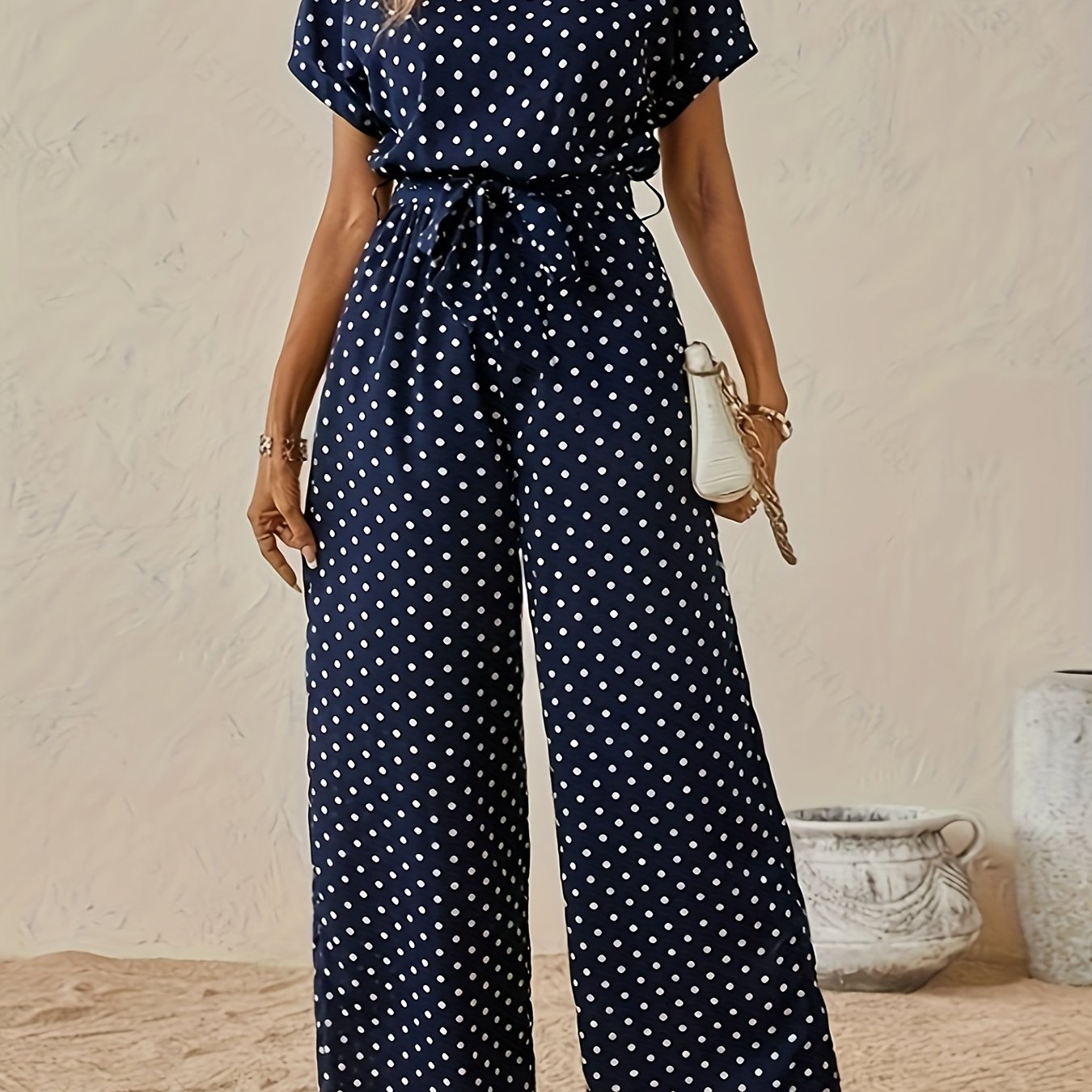 ALICE | ELEGANT POLKA DOT JUMPSUIT