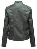 VERONIQUE™ | Chic Stand-Collar Zipper Jacket