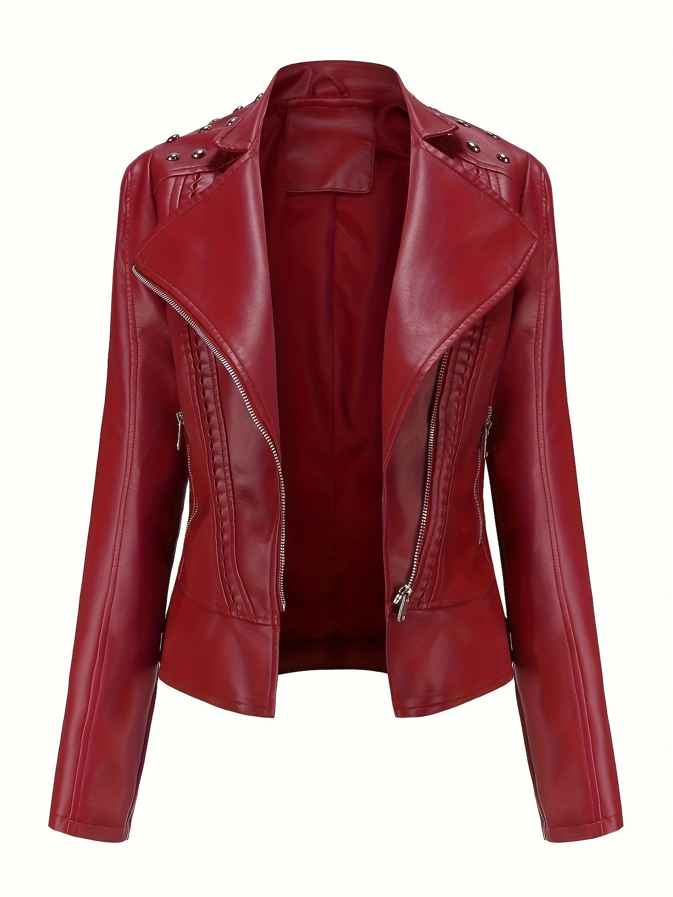MONROE™ | Classic PU Leather Biker Jacket