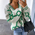 ELEA™ - Classy Button Down Long Sleeve Cardigan