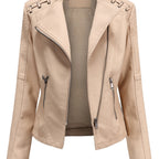 VERONIQUE™ | Chic Stand-Collar Zipper Jacket