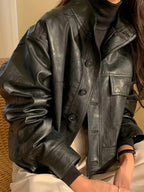 MARISOL™ | Retro Motorcycle Jacket Cardigan