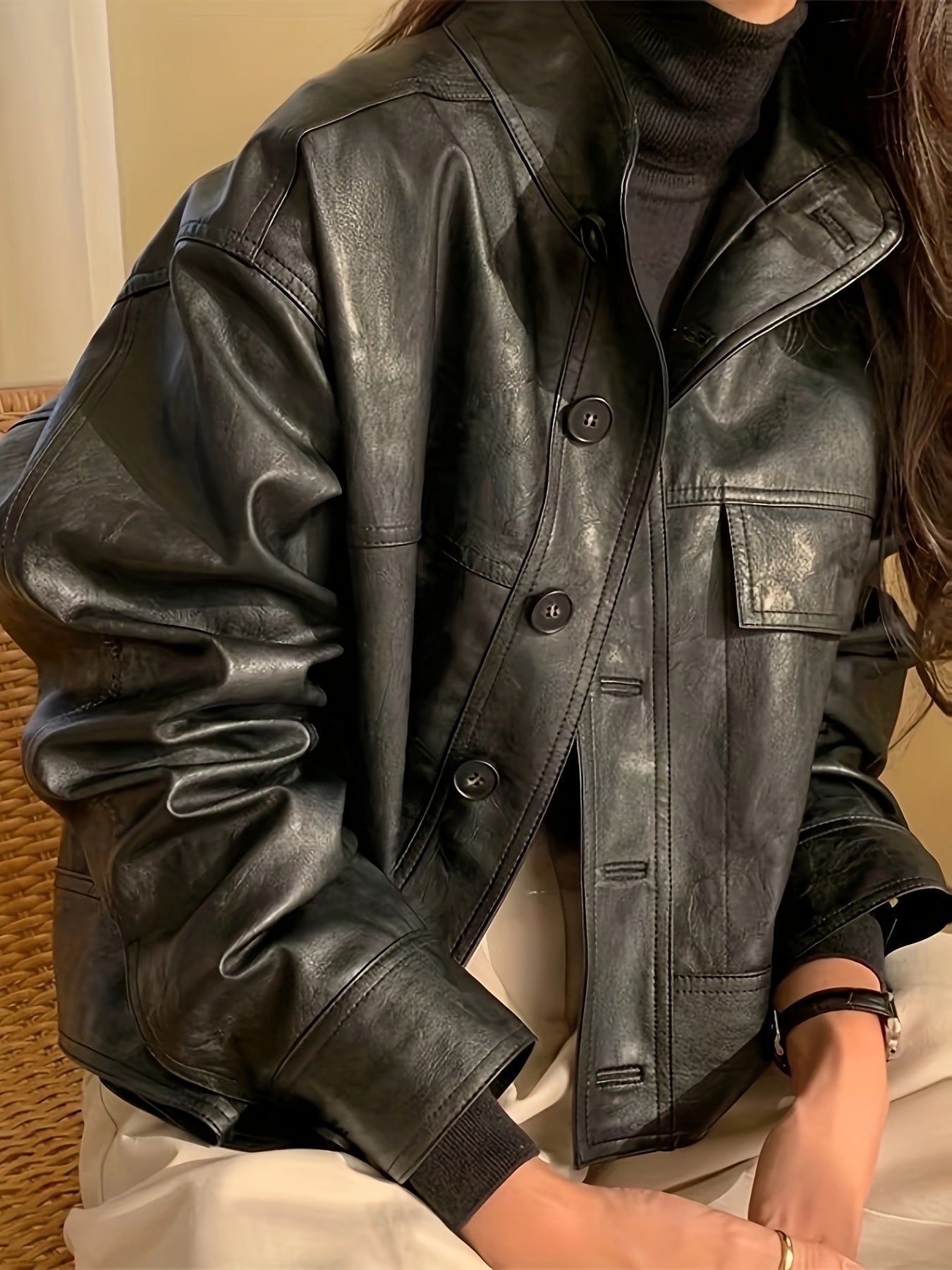 MARISOL™ | Retro Motorcycle Jacket Cardigan