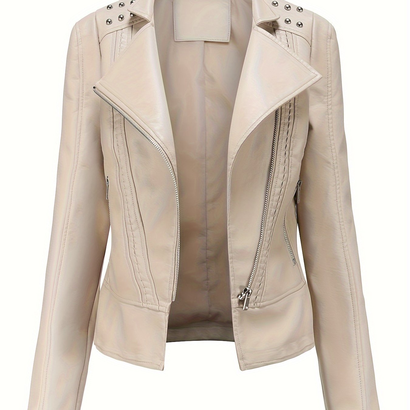 MONROE™ | Classic PU Leather Biker Jacket