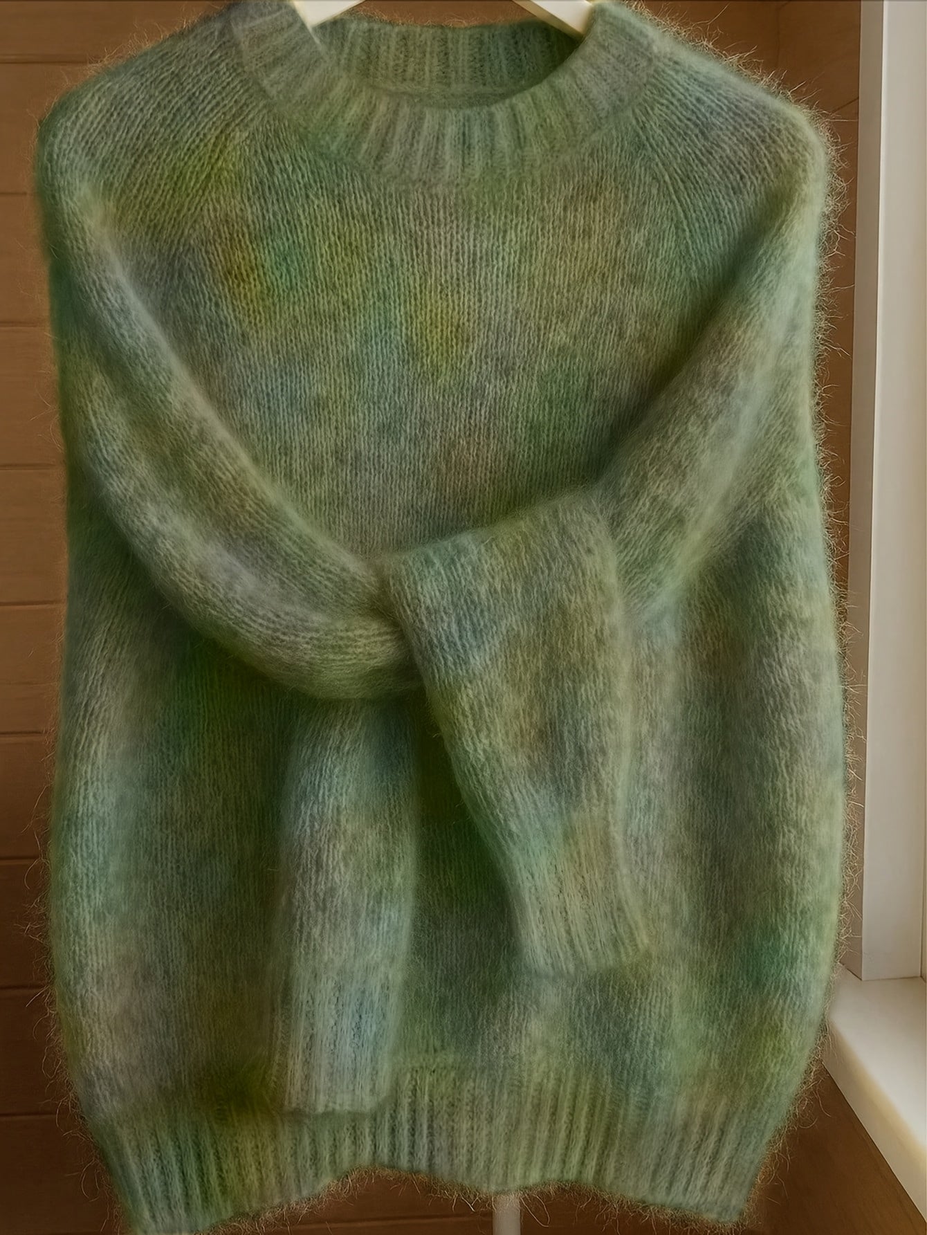 ÉLODIE™ | Brushed Mohair Blend Plush Sweater