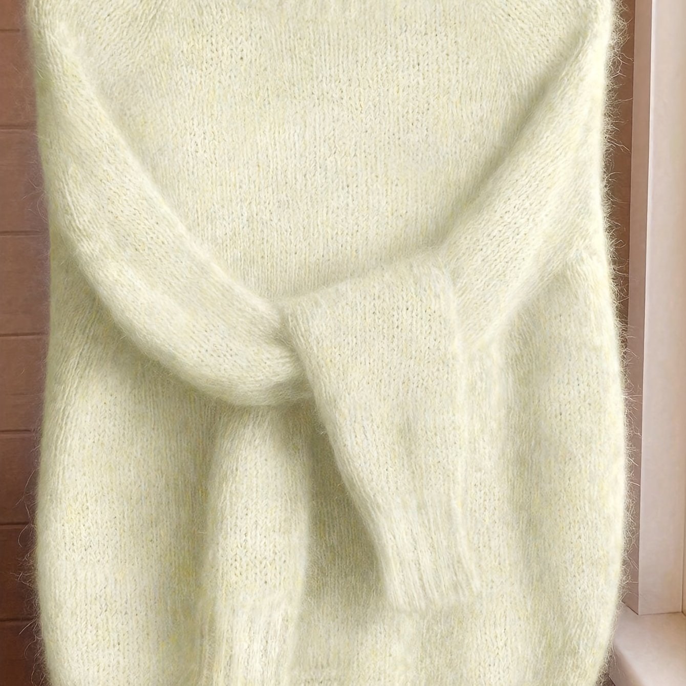 ÉLODIE™ | Brushed Mohair Blend Plush Sweater