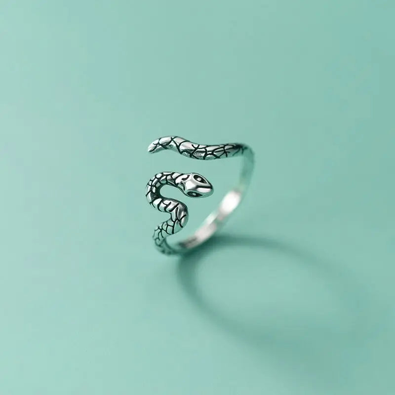 Sterling Silver Snake Ring