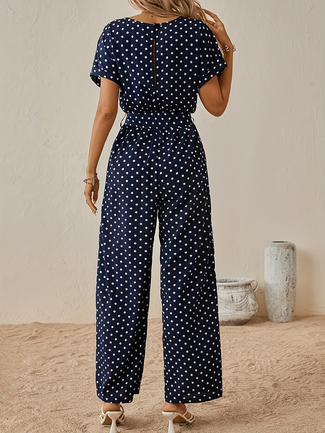 ALICE | ELEGANT POLKA DOT JUMPSUIT