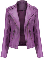 VERONIQUE™ | Chic Stand-Collar Zipper Jacket