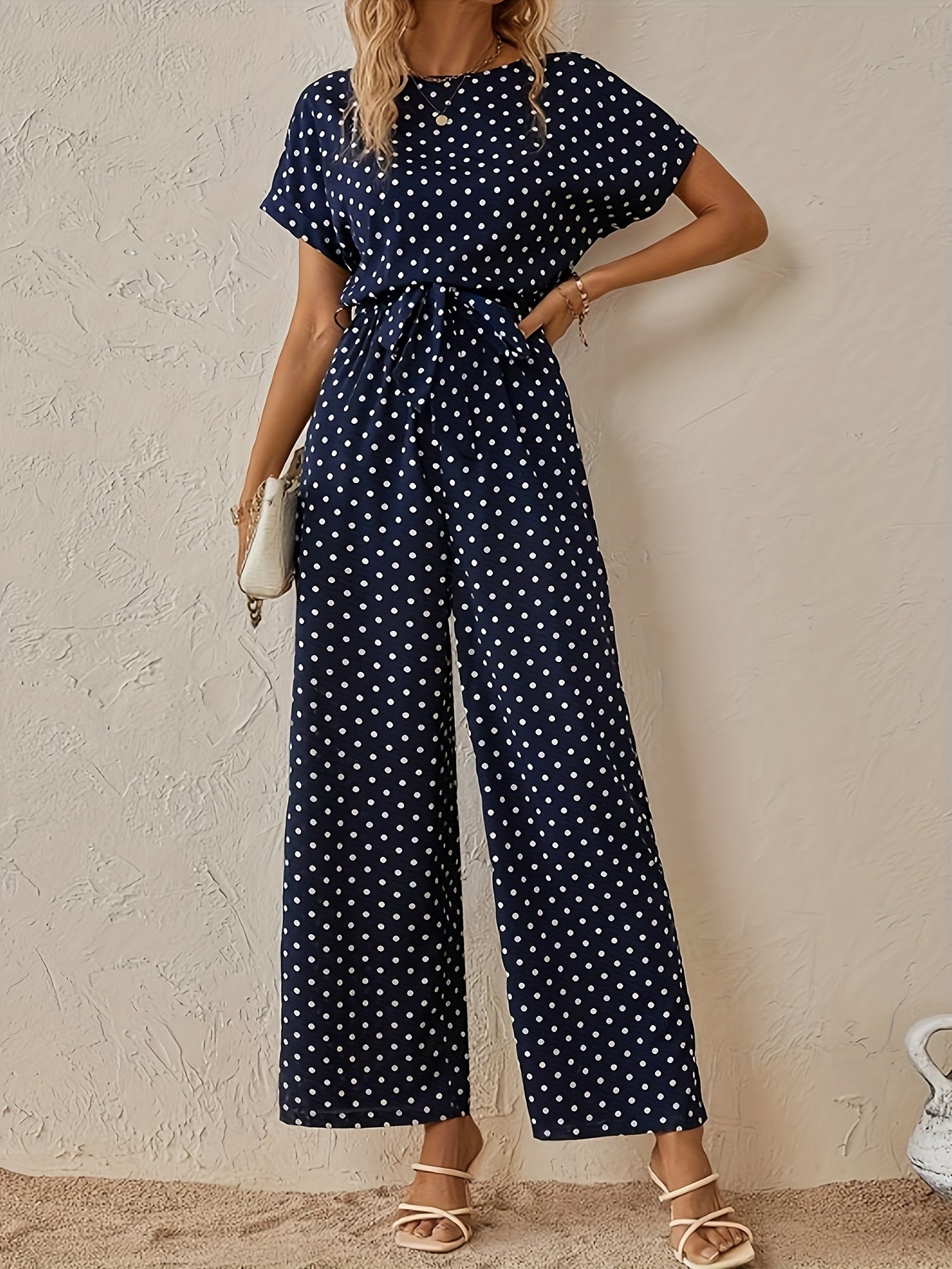 ALICE | ELEGANT POLKA DOT JUMPSUIT