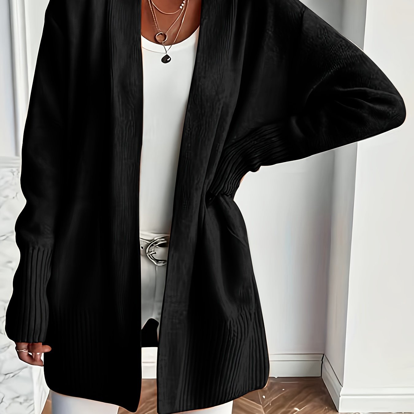 VERONICA™ | Longline V-Neck Cozy Cardigan