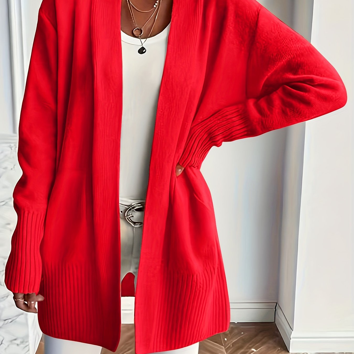 VERONICA™ | Longline V-Neck Cozy Cardigan