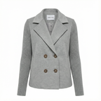 SORELLE™ - Elegant Knit-Sleeve Blazer