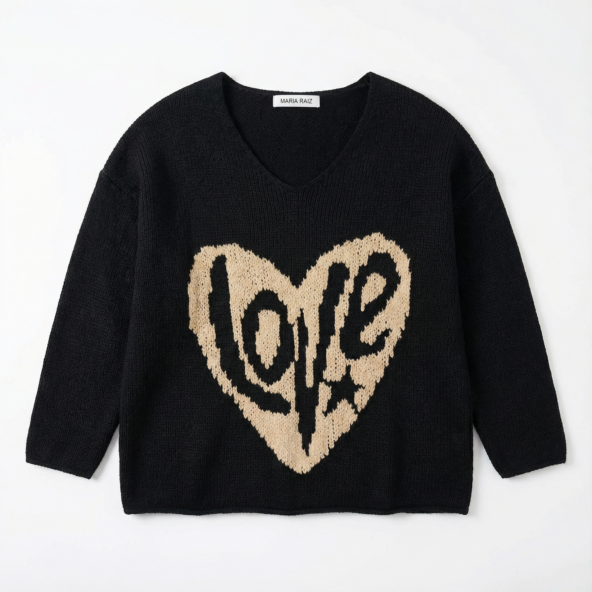 BELINDA™ | Plus-Size Heart-Shape V-Neck Top