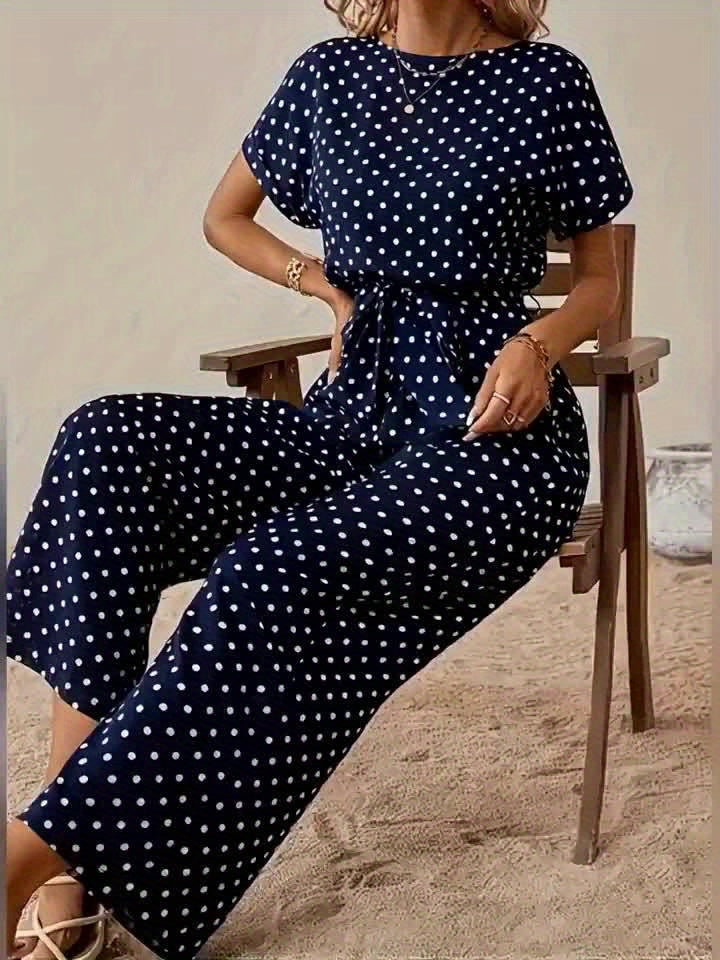 ALICE | ELEGANT POLKA DOT JUMPSUIT