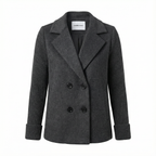 SORELLE™ - Elegant Knit-Sleeve Blazer