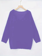 BELINDA™ | Plus-Size Heart-Shape V-Neck Top