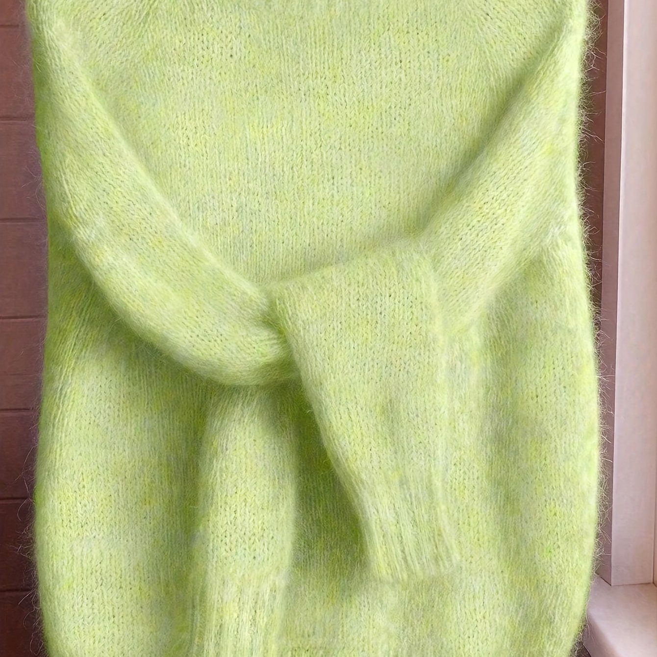 ÉLODIE™ | Brushed Mohair Blend Plush Sweater