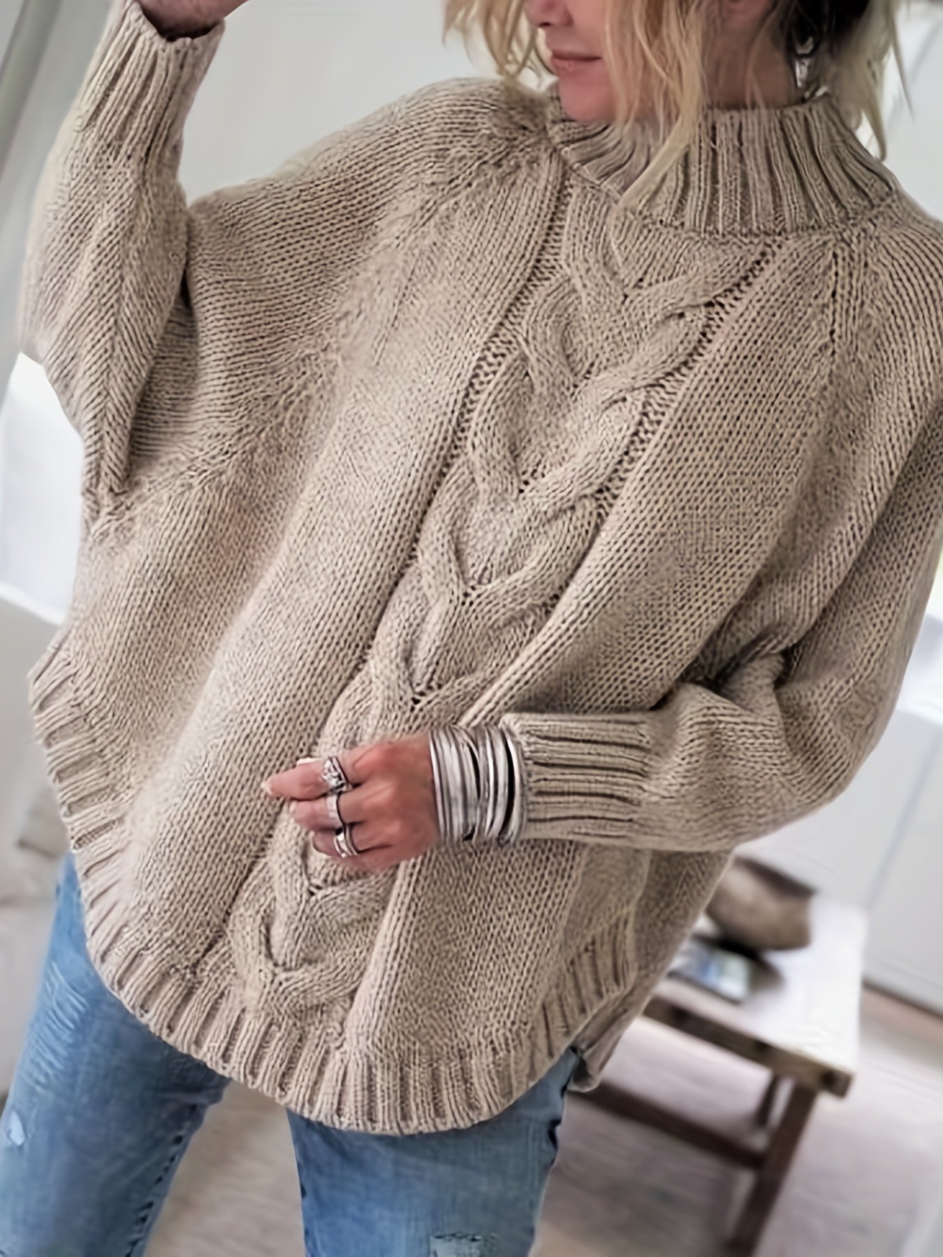 BEAUMONT™ | Vintage‑Inspired High‑Neck Cozy Sweater