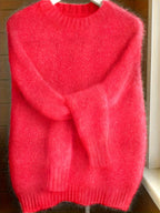 ÉLODIE™ | Brushed Mohair Blend Plush Sweater