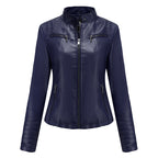 VALENTINA™ | Plus-Size Black Moto Biker Jacket